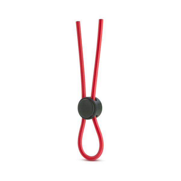 Stay Hard Silicone Loop Lasso/Bolo Cockring Red - Image 2