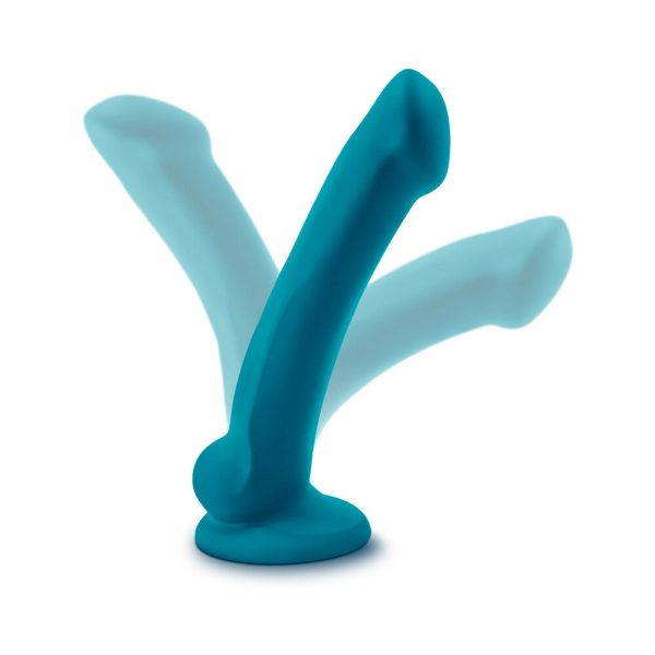 Temptasia Reina 7 in. Silicone Dildo Teal - Image 7