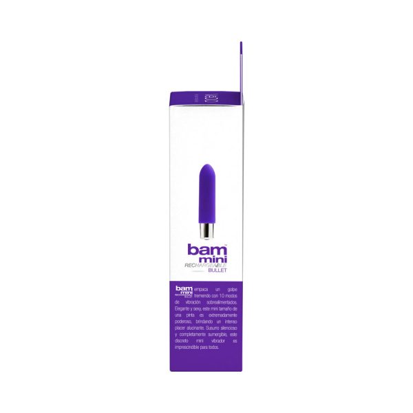 VeDO Bam Mini Rechargeable Bullet Vibe - Indigo - Image 5