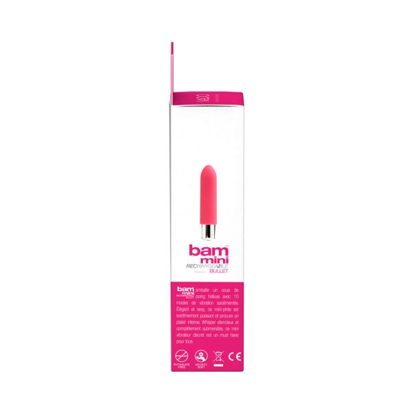 VeDO Bam Mini Rechargeable Bullet Vibe - Foxy Pink - Image 5
