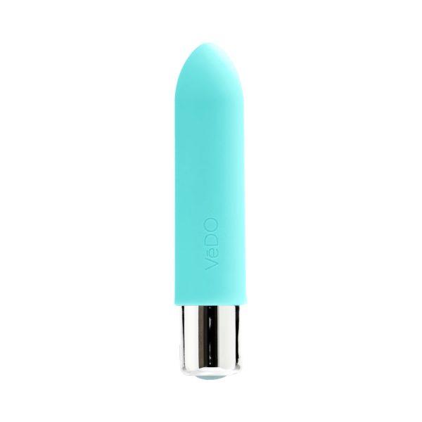 VeDO Bam Mini Rechargeable Bullet Vibe - Tease Me Turquoise - Image 2