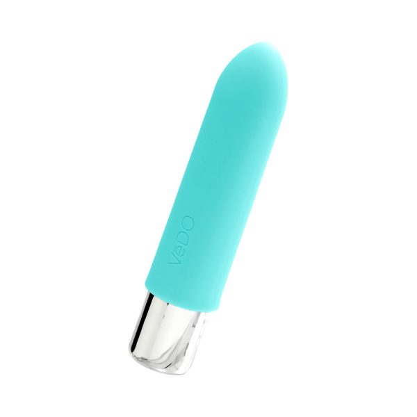 VeDO Bam Mini Rechargeable Bullet Vibe - Tease Me Turquoise - Image 3