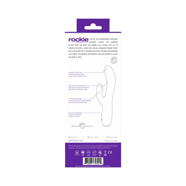 VeDO Rockie Rechargeable Dual Vibe - Into You Indigo - Image 8