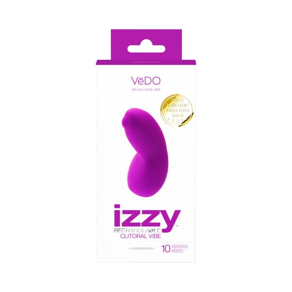 VeDO Izzy Rechargeable Clitoral Vibe - Violet Vixen - Image 5