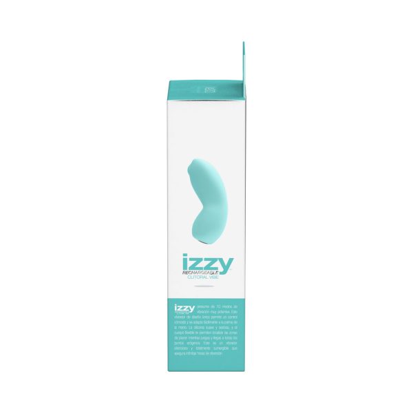 VeDO Izzy Rechargeable Clitoral Vibe - Tease Me Turquoise - Image 6