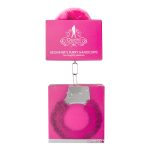 Ouch! Beginner''s Furry Handcuffs With Quick-Release Pink
