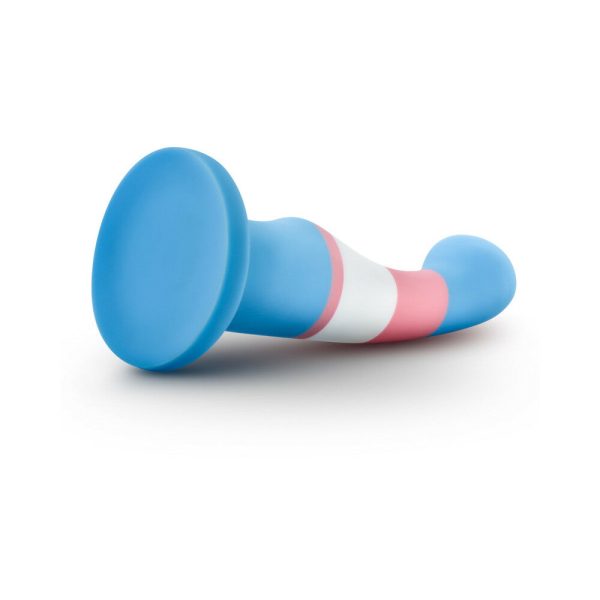 Avant Pride P2 True Blue 6 in. Silicone Dildo - Image 5