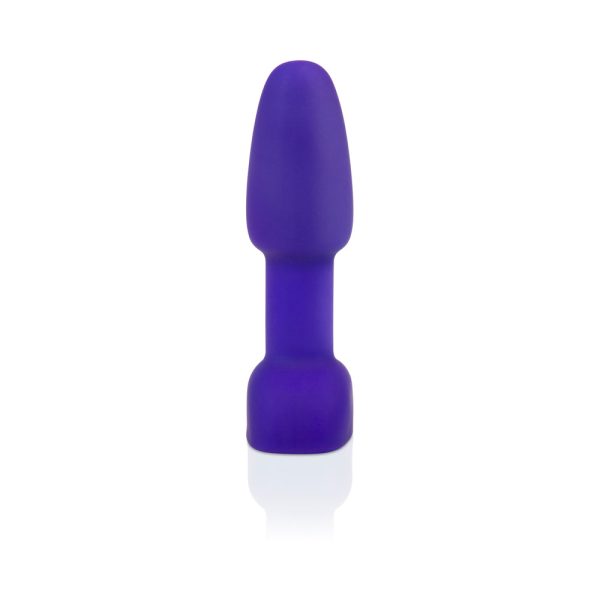 b-Vibe Rimming Petite Rotating and Vibrating Remote Control Plug Purple - Image 4