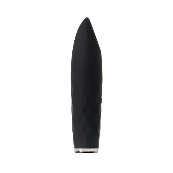 Evolved On The Spot Light-Up Rechargeable Silicone Bullet Vibrator Black - Image 5