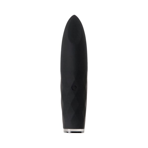 Evolved On The Spot Light-Up Rechargeable Silicone Bullet Vibrator Black - Image 10