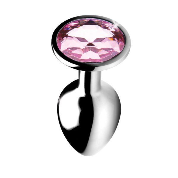 Booty Sparks Pink Gem Anal Plug Small - Image 3