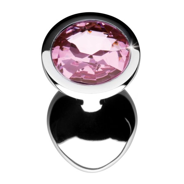 Booty Sparks Pink Gem Anal Plug Medium - Image 5