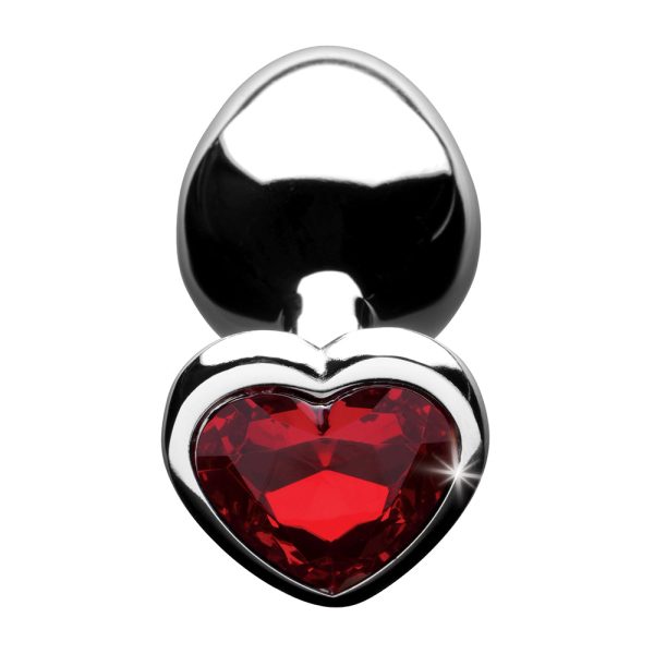 Booty Sparks Red Heart Gem Anal Plug Medium - Image 5