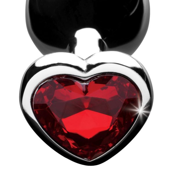 Booty Sparks Red Heart Gem Anal Plug Medium - Image 6