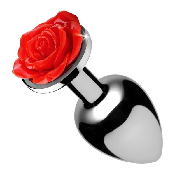 Booty Sparks Red Rose Anal Plug Small - Image 2