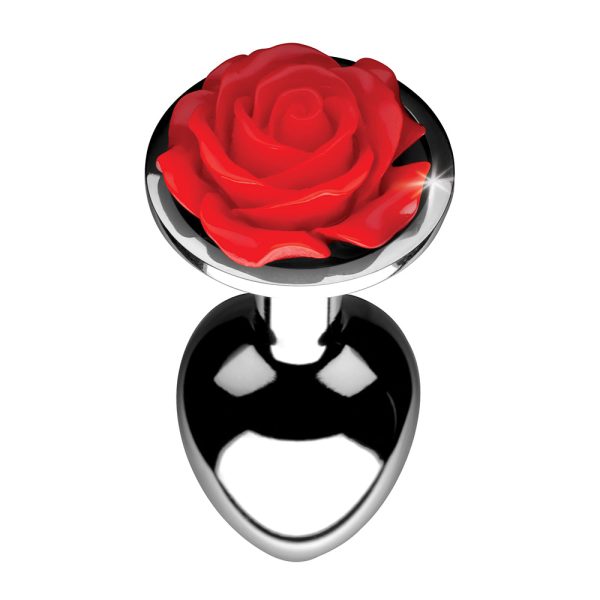 Booty Sparks Red Rose Anal Plug Small - Image 5
