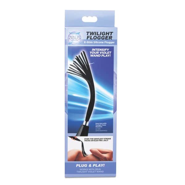 Zeus Electrosex Twilight Flogger Silicone E-Stim Wand Attachment - Image 8