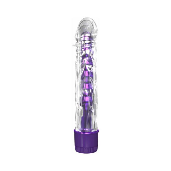 Classix Mr. Twister 6.5 in. Vibrator and Sleeve Set Purple - Image 2