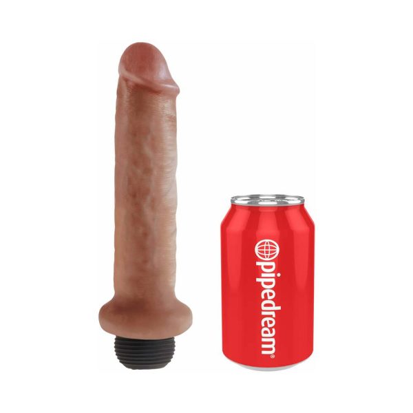 King Cock 7 in. Squirting Cock Realistic Dildo Tan - Image 6