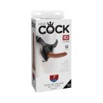 King Cock Strap-on Harness With 7 in. Cock Tan