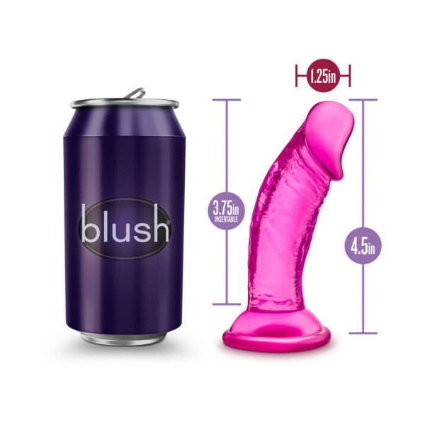 B Yours Sweet n'' Small 4 in. Dildo Pink - Image 7