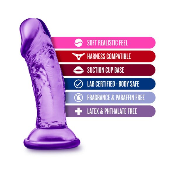 B Yours Sweet n'' Small 4 in. Dildo Purple - Image 5