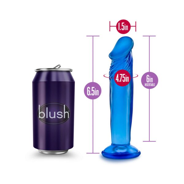 B Yours Sweet n'' Small 6 in. Dildo Blue - Image 8