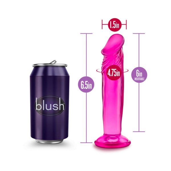 B Yours Sweet n'' Small 6 in. Dildo Pink - Image 8