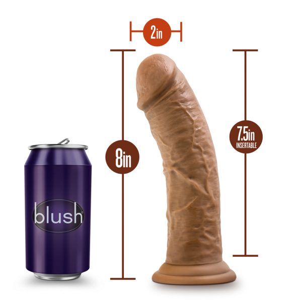 Dr. Skin Realistic 8 in. Dildo Tan - Image 7