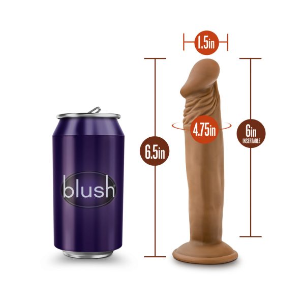 Dr. Skin Dr. Small Realistic 6.5 in. Dildo Tan - Image 7