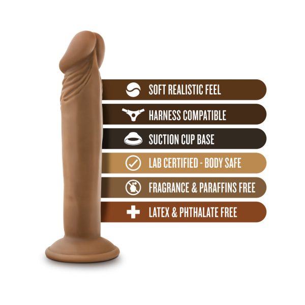 Dr. Skin Dr. Small Realistic 6.5 in. Dildo Tan - Image 8