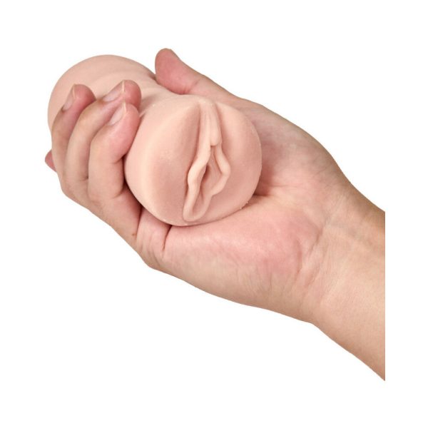 M for Men Ashley Vagina Stroker with Bullet Vibrator Beige - Image 6