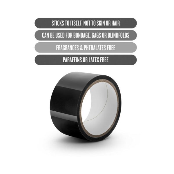 Temptasia Bondage Tape 60 ft. / 18 m Black - Image 5