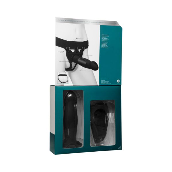Be Bold Body Extensions Hollow Bulbed Strap-On 2-Piece Set Black - Image 10