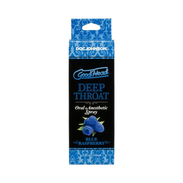 GoodHead Deep Throat Spray Blue Raspberry - Image 4