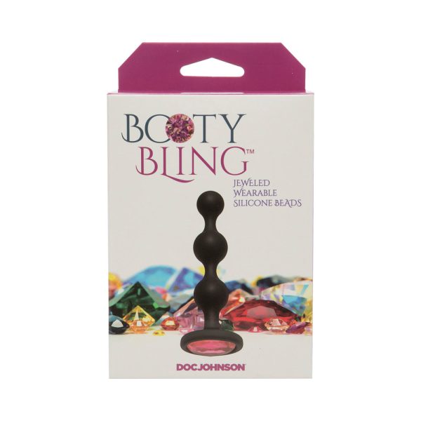 Booty Bling Jeweled Wearable Silicone Beads Pink - Image 5
