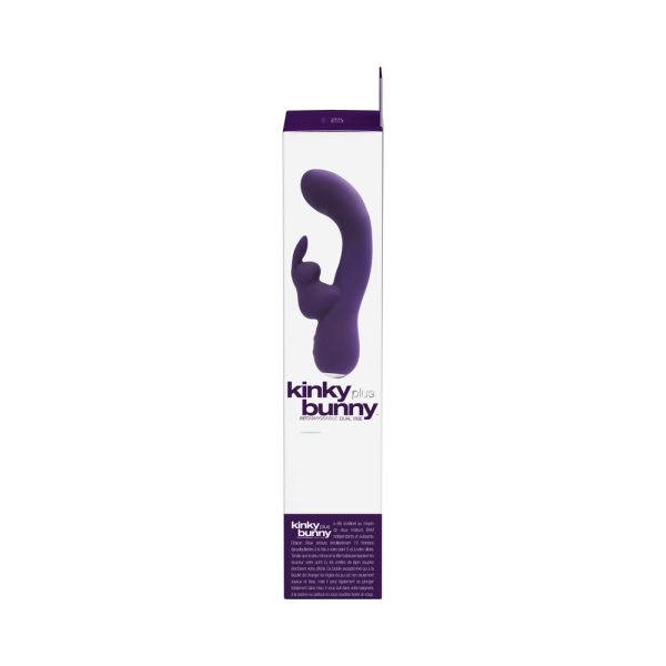VeDO Kinky Bunny Rechargeable Rabbit Vibrator - Deep Purple - Image 6