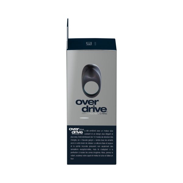 VeDO Overdrive+ Rechargeable Vibrating Ring - Just Black - Image 6