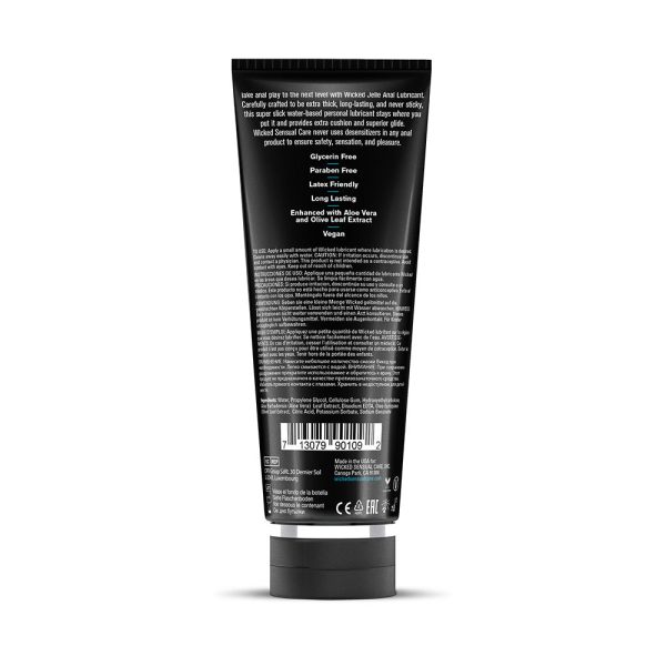 Wicked Jelle Water-Based Anal Lubricant 8 oz. - Image 2