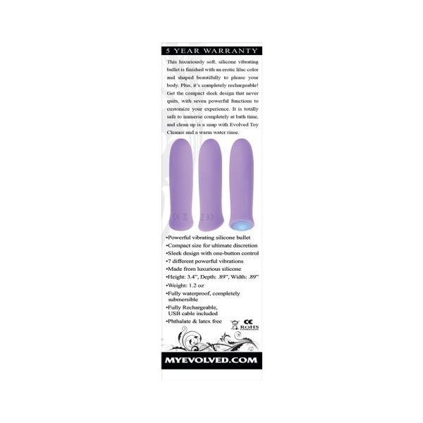 Evolved Purple Haze Rechargeable Silicone Bullet Vibrator - Image 8