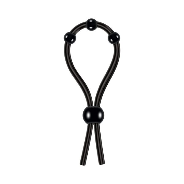 Zero Tolerance Ultimate Silicone Lasso Adjustable Cockring Black - Image 4