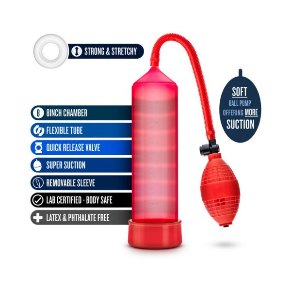 Performance VX101 Male Enhancement Pump Red - Image 5