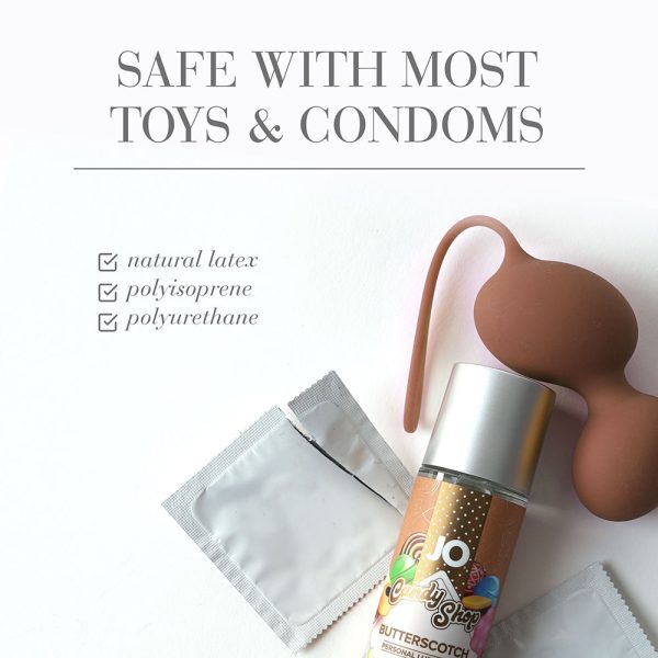 JO Candy Shop Butterscotch Flavored Water-Based Lubricant 2 oz. - Image 4