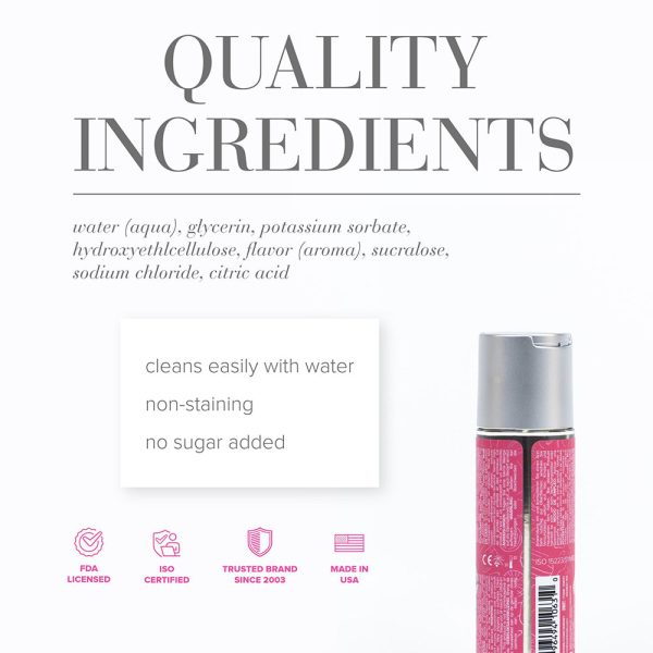 JO Candy Shop Cotton Candy Flavored Water-Based Lubricant 2 oz. - Image 3