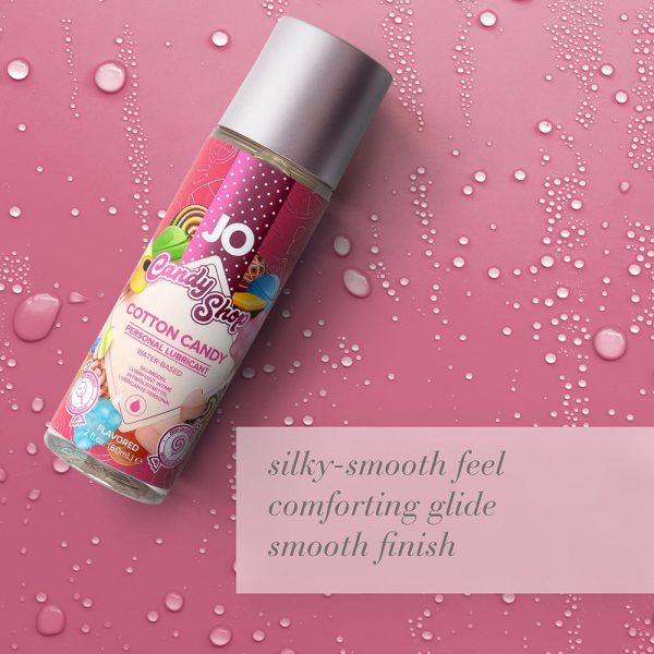 JO Candy Shop Cotton Candy Flavored Water-Based Lubricant 2 oz. - Image 5