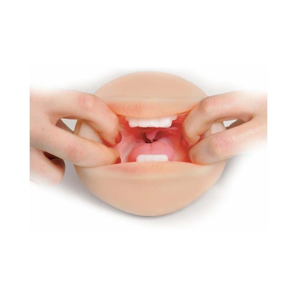 PDX Fuck Me Silly To Go Deep Throat Cocksucker Oral Mega Stroker Beige - Image 5