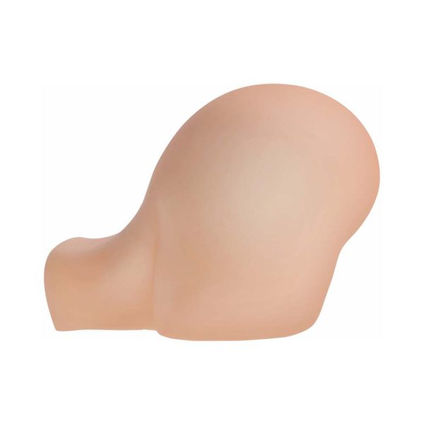 PDX Fuck Me Silly To Go Petite Fantasy Bubble Butt Dual Entry Stroker Beige - Image 4