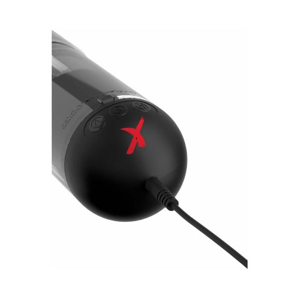 PDX Elite Extender Pro Rechargeable Vibrating Penis Pump Clear/Black - Image 5