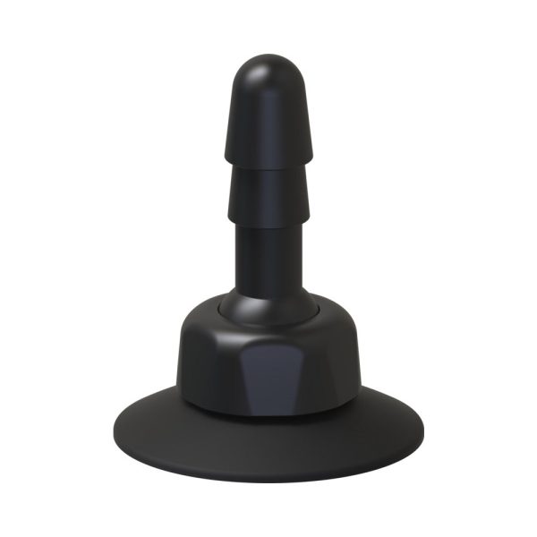 Vac-U-Lock - Deluxe 360° Swivel Suction Cup Plug- Black - Image 2