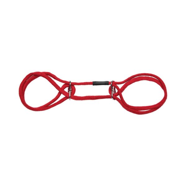 Japanese Style Bondage - 100% Cotton Wrist or Ankle Cotton Cuffs Red - Image 3